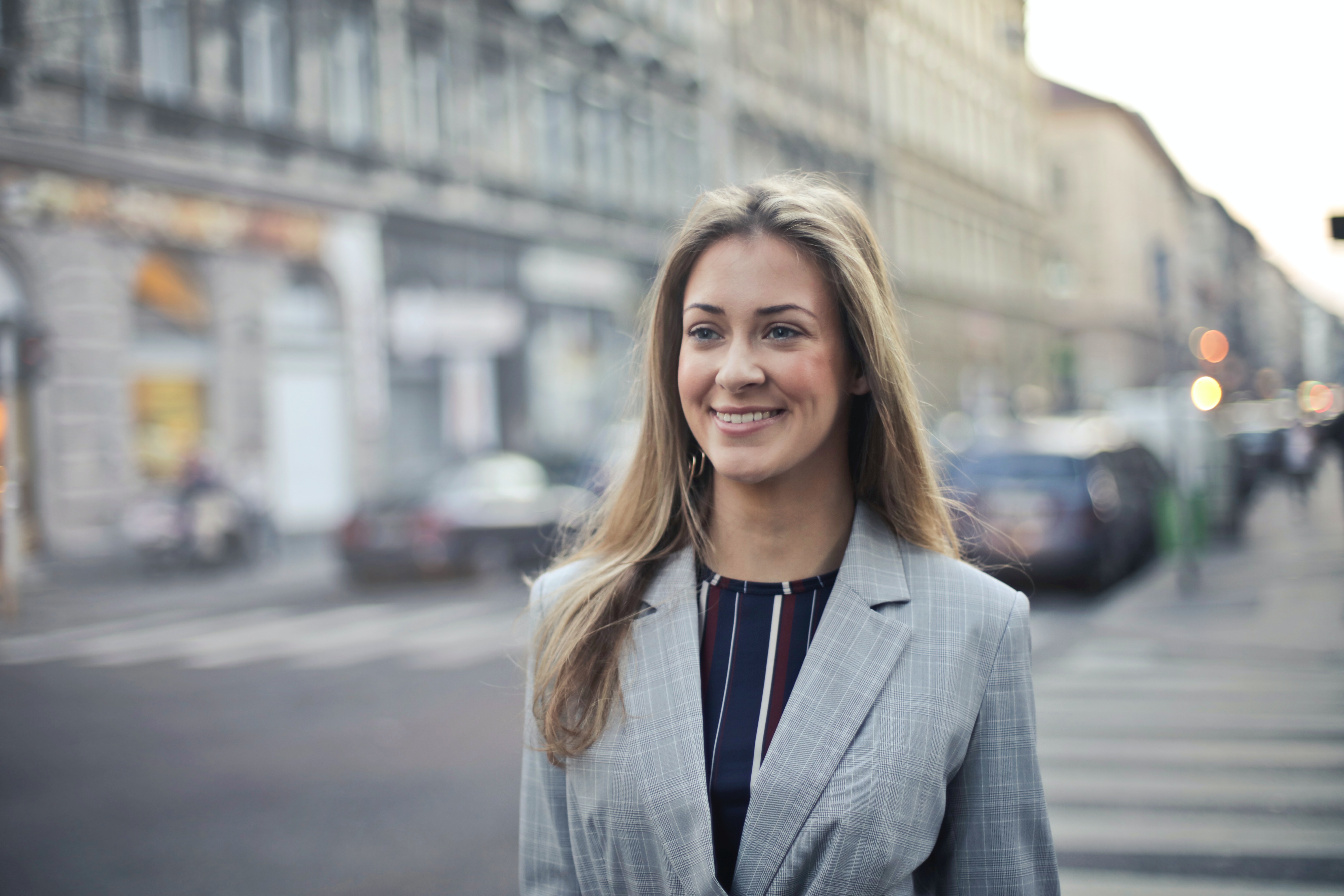 Smiling business woman